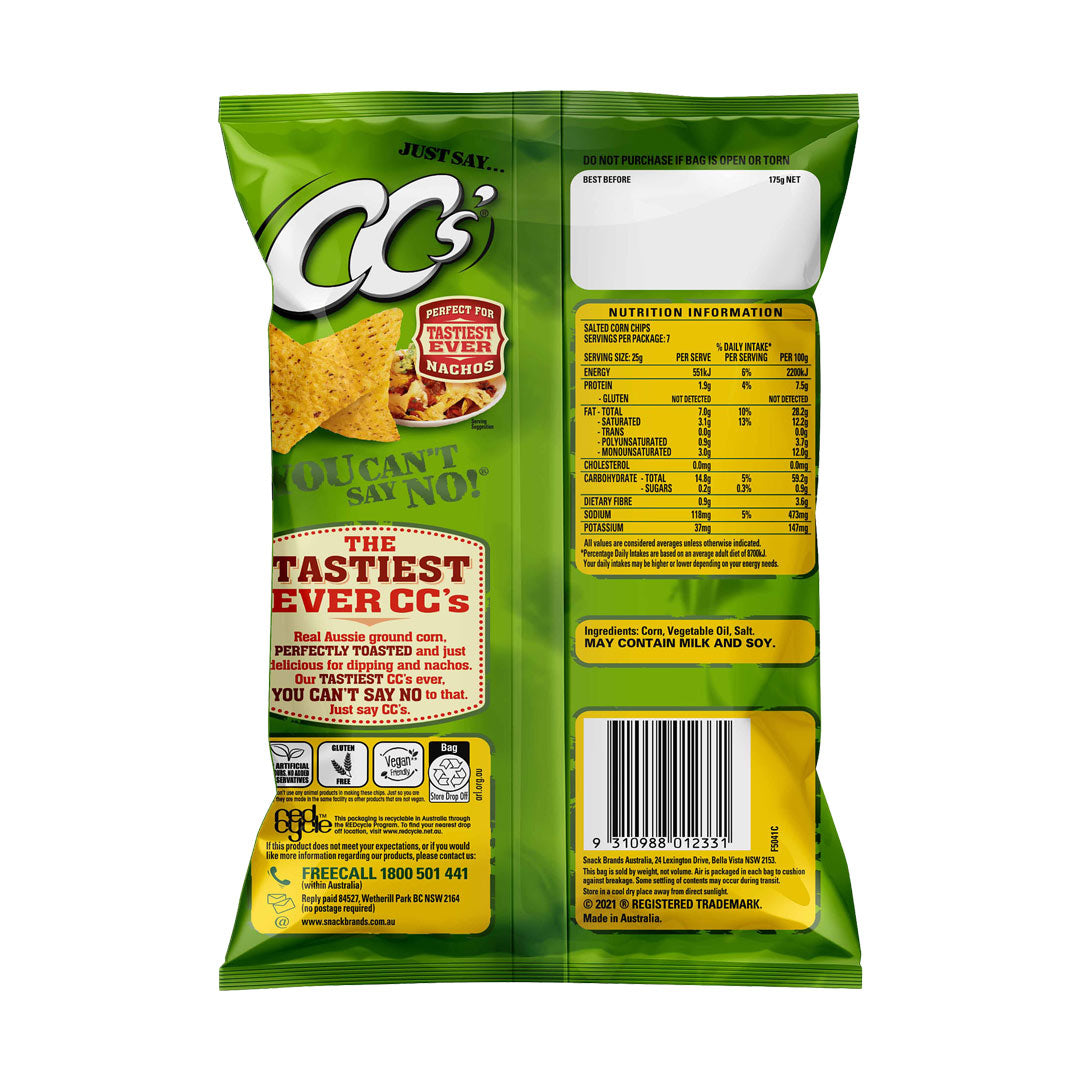 CC's Original Corn Chips 175g