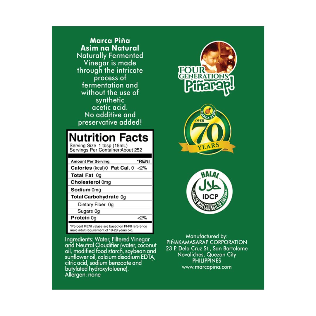 Marca Piña Sukang Puti 3785ml