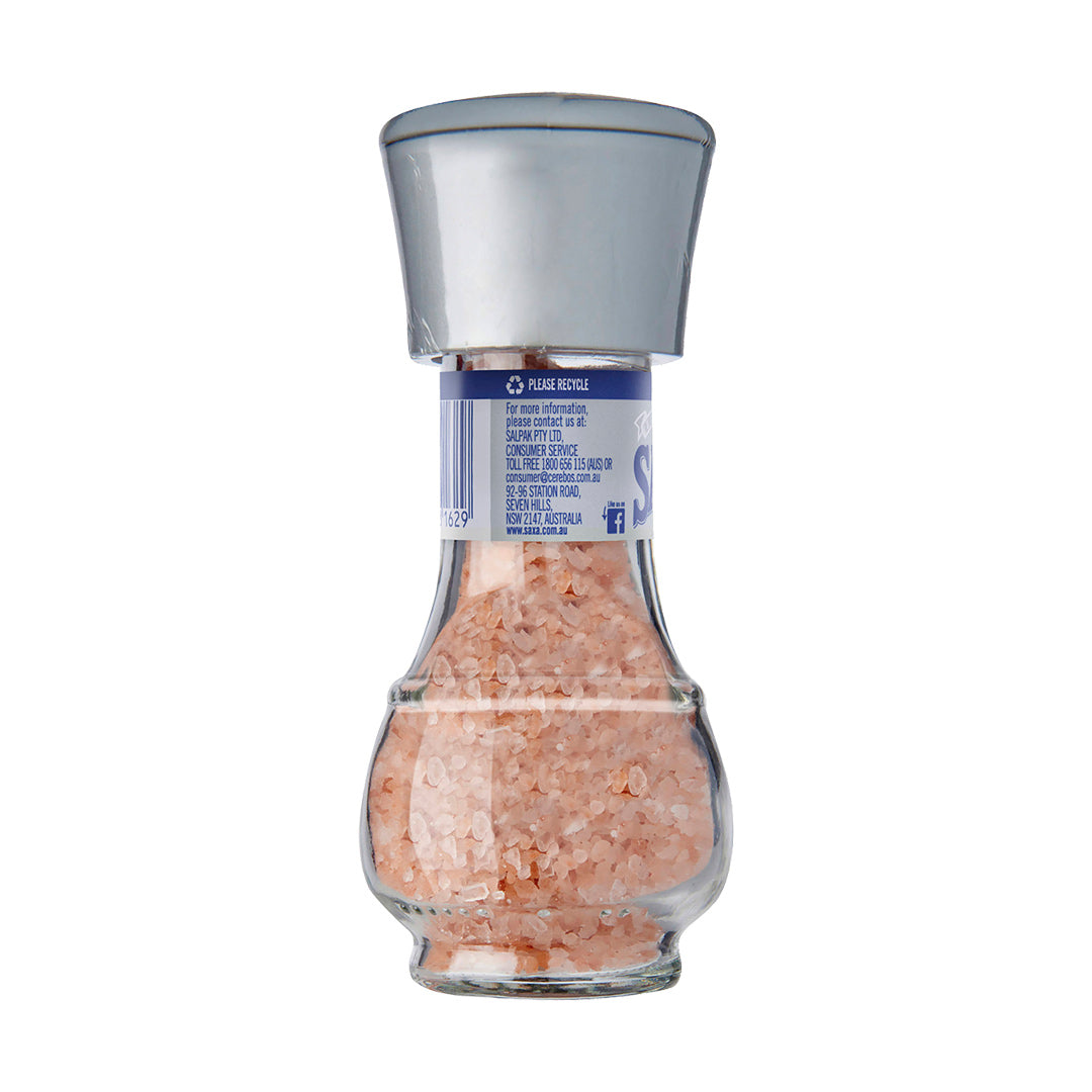 Saxa Natural Pink Himalayan Salt Grinder 95g