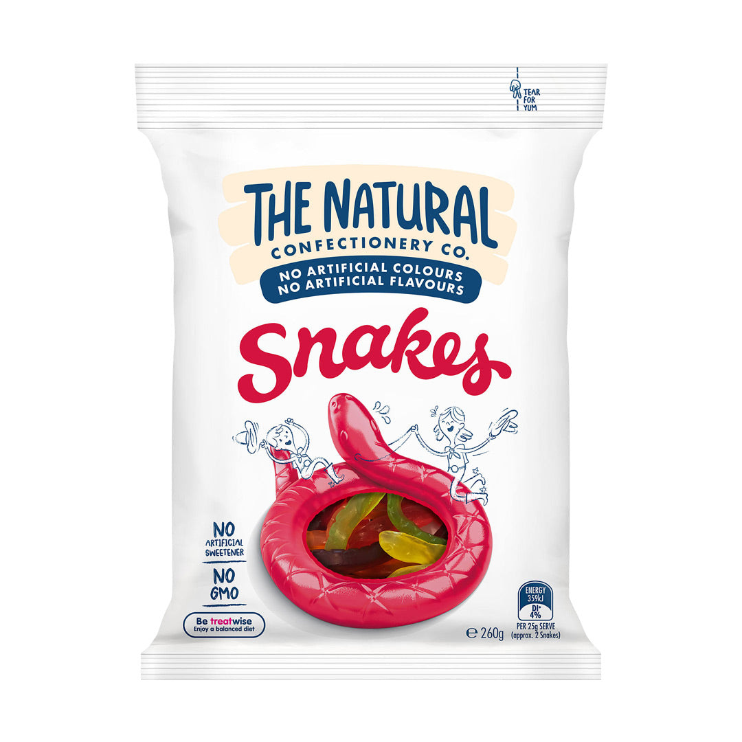 The Natural Confectionery Co. Snakes 260g