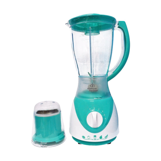 American Heritage Plastic Jar Blender with Mill 1.5L