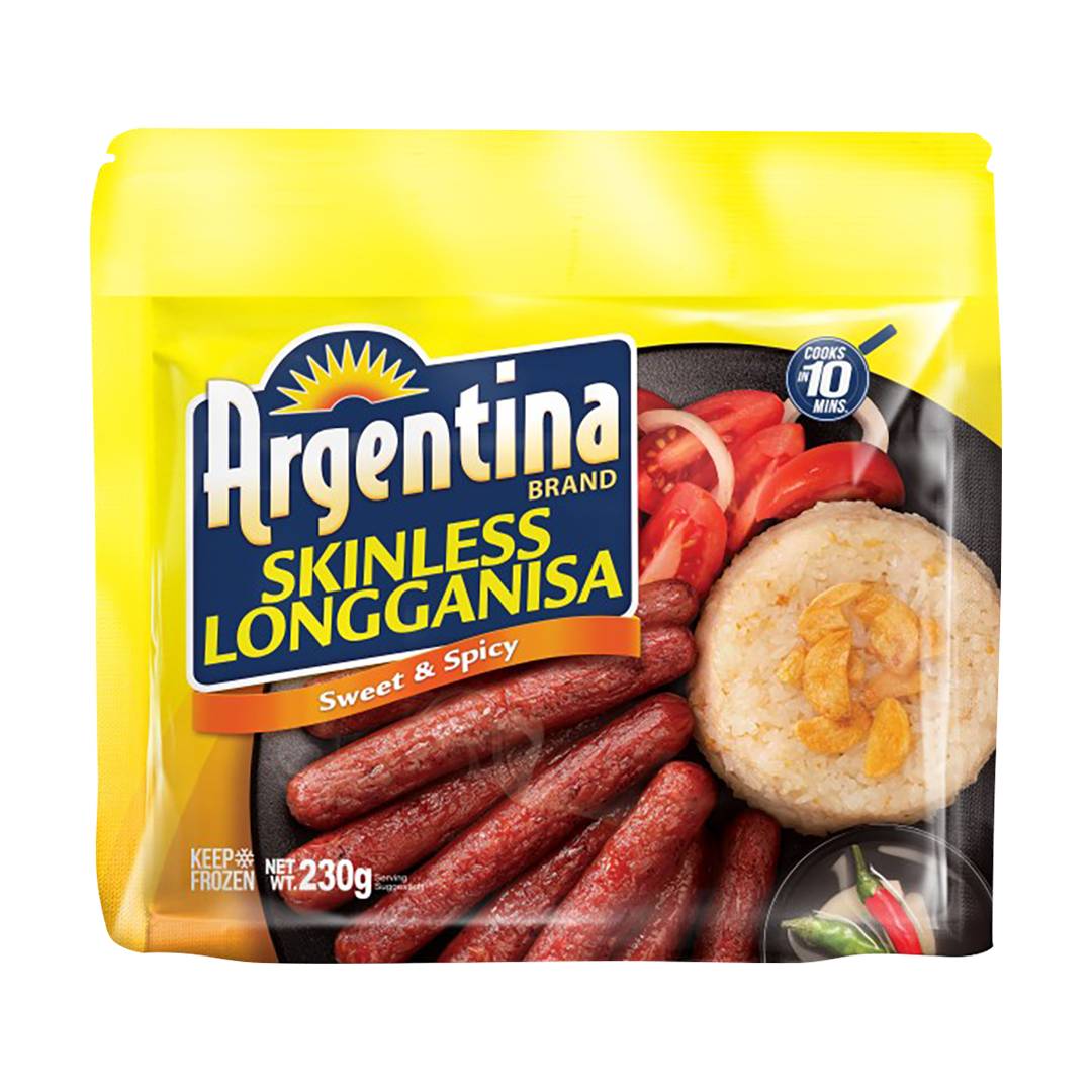 Argentina Skinless Longganisa Sweet & Spicy 230g