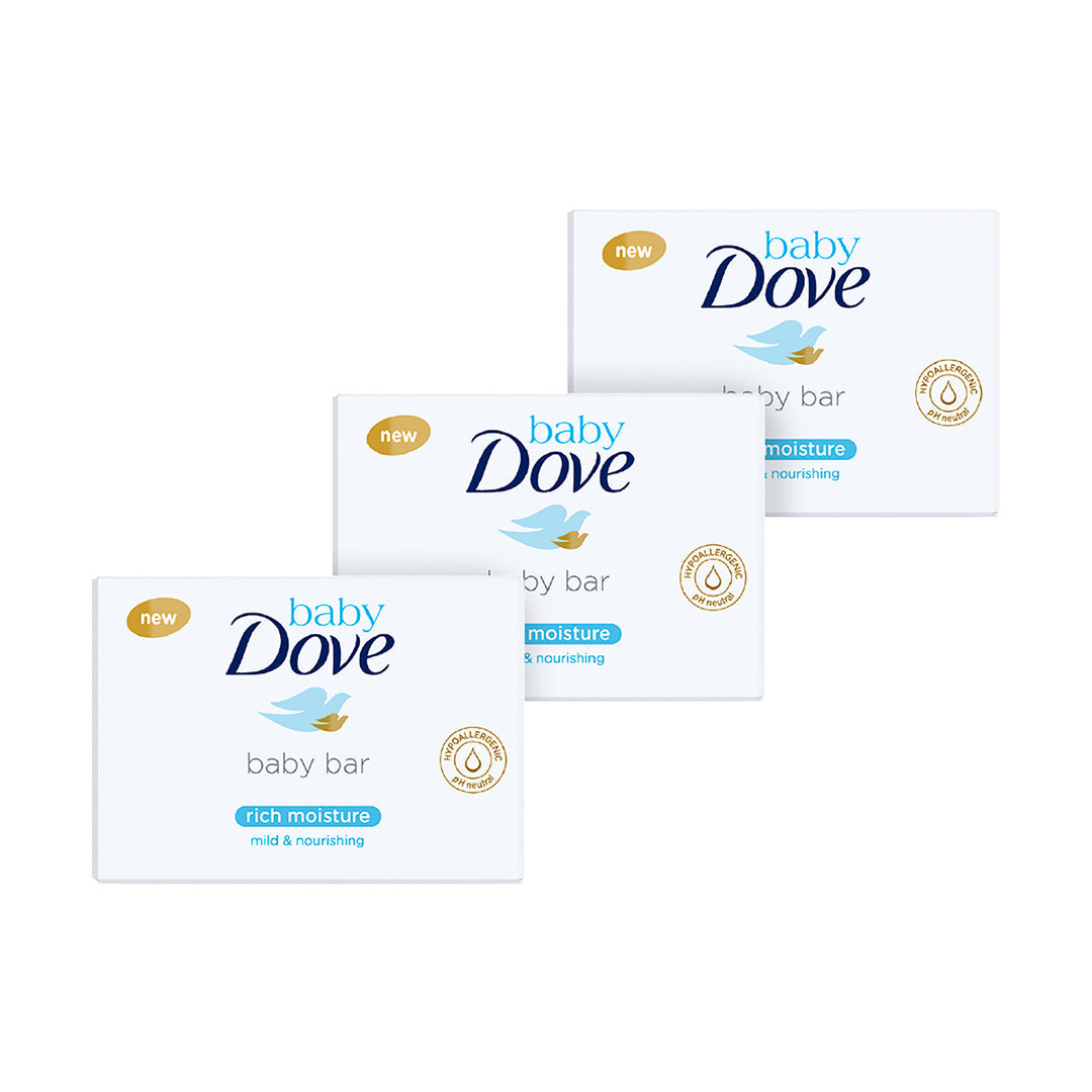 Baby Dove Baby Bar Rich Moisture 75g x 3pcs