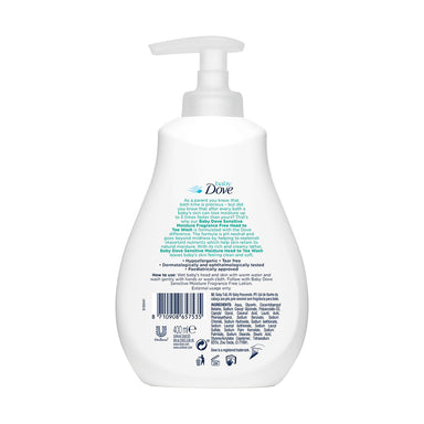 Baby Dove Hair to Toe Baby Wash Sensitive Moisture 400ml