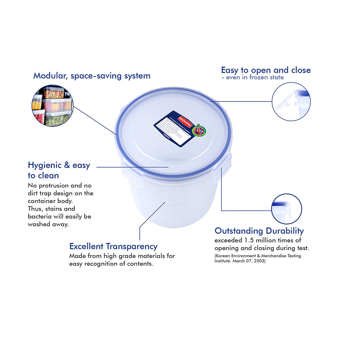Biokips Round Food Storage 920ml