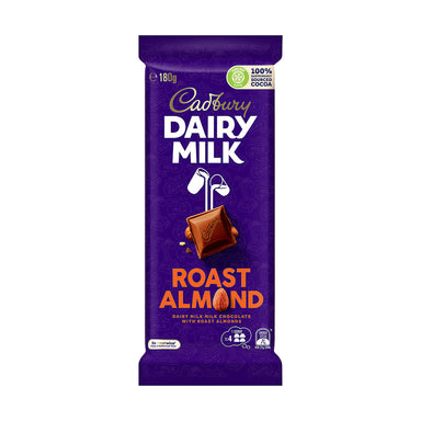 Cadbury Dairy Milk Roast Almond Chocolate Block 180g (Australia)