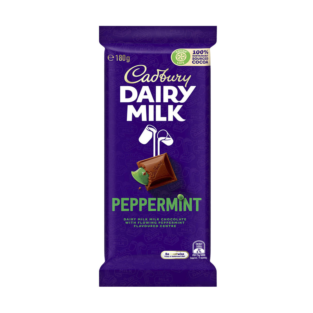 Cadbury Dairy Milk Peppermint 180g