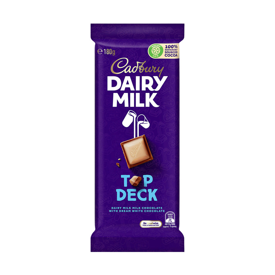 Cadbury Dairy Milk Top Deck Chocolate 180g