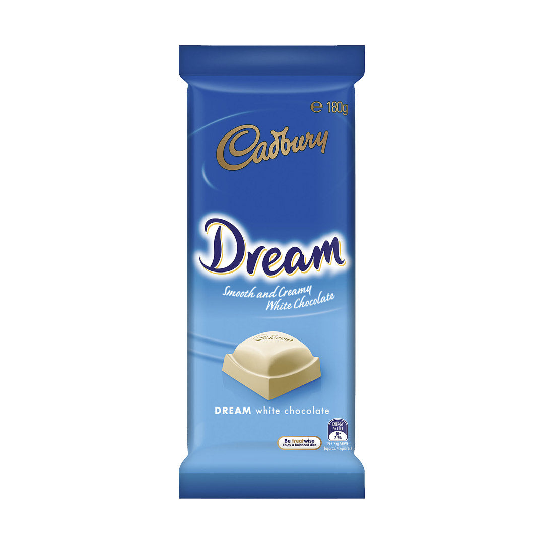 Cadbury Dream Smooth and Creamy White Chocolate 180g