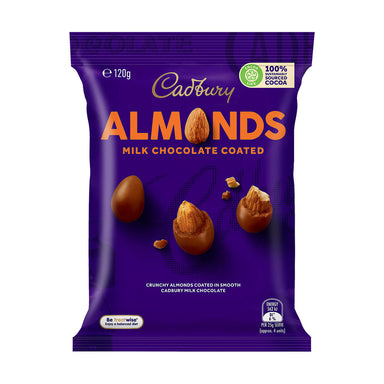 Cadbury Milk Chocolate Coated Almonds 120g