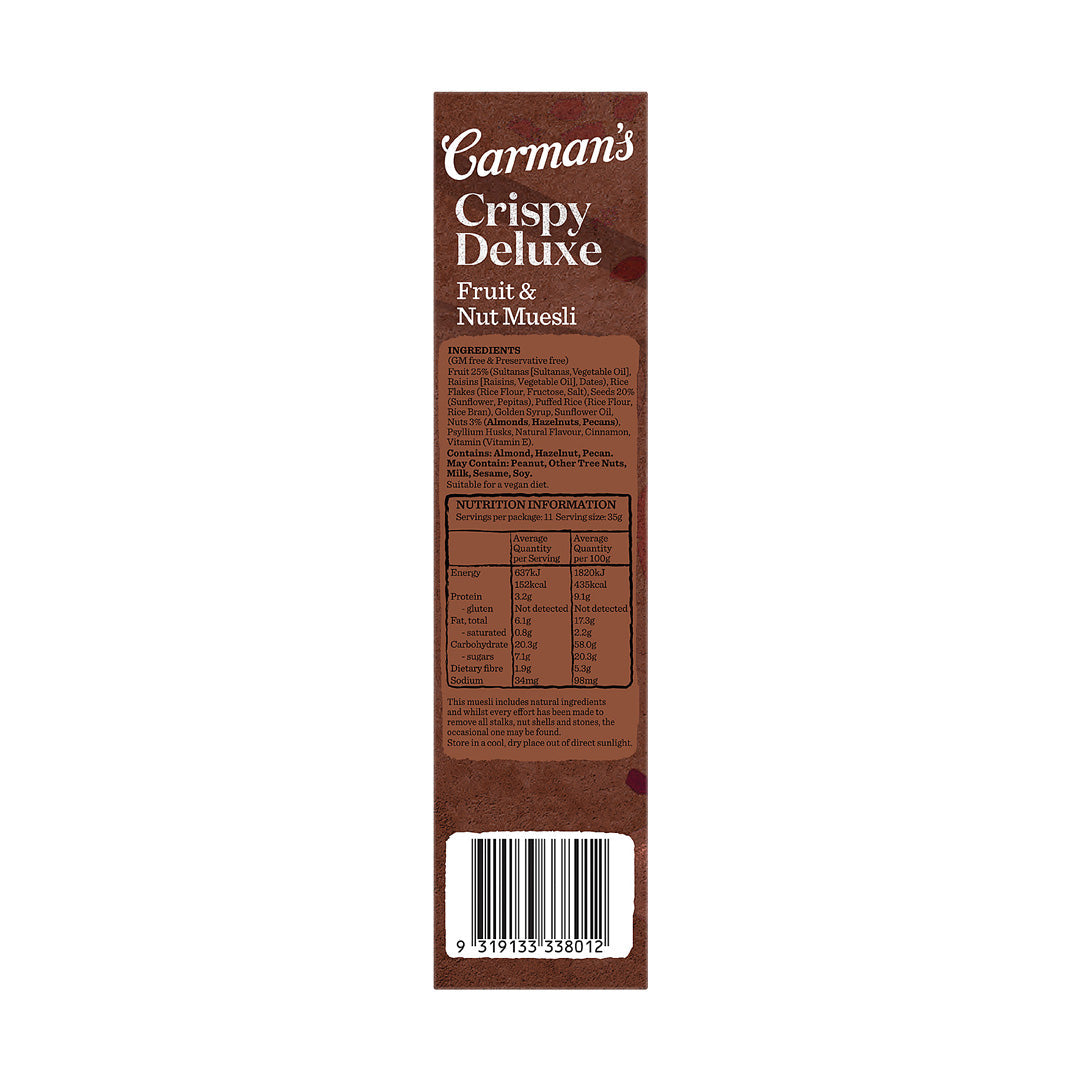 Carman's Crispy Deluxe Fruit & Nut Muesli 400g