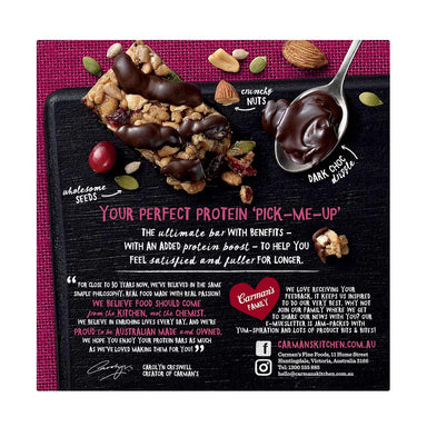 Carman's Protein Bar Dark Choco & Cranberry 200g