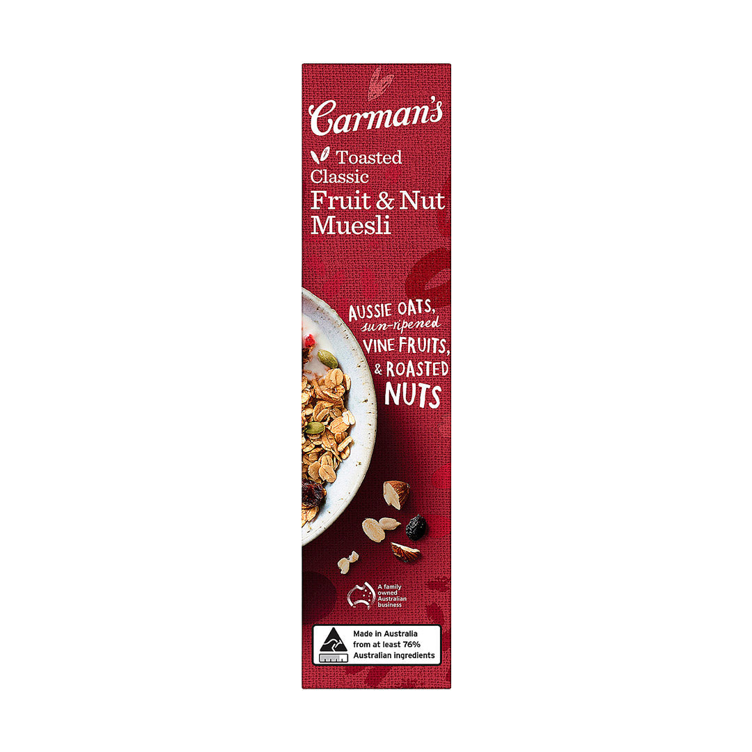 Carman's Toasted Classic Fruit & Nut Muesli 500g