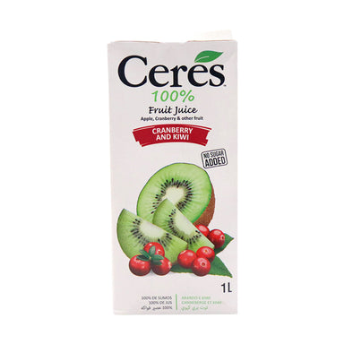 Ceres Fruit Juice Cranberry and Kiwi 1L