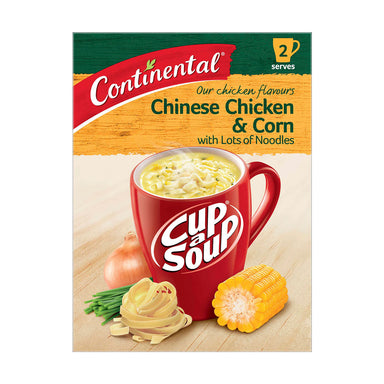 Continental Cup-A-Soup Chinese Chicken & Corn with Lots of Noodles 66g Front