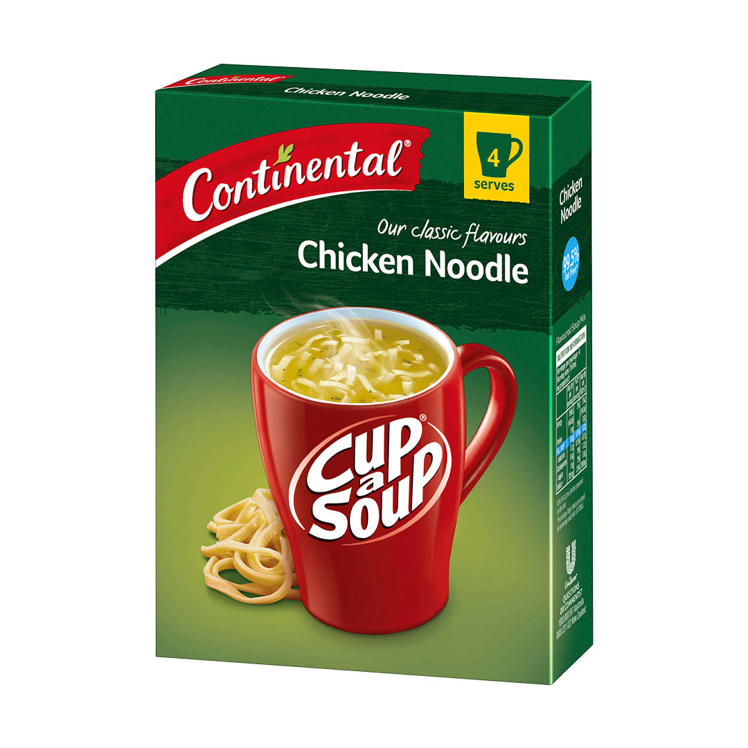 Continental Cup-A-Soup Classic Chicken Noodle 40g Angled