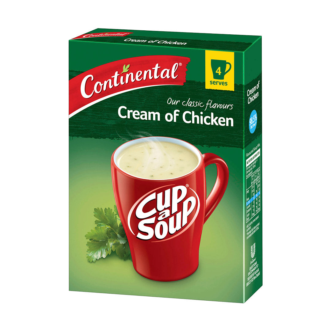 Continental Cup-A-Soup Classic Cream of Chicken 75g Angled