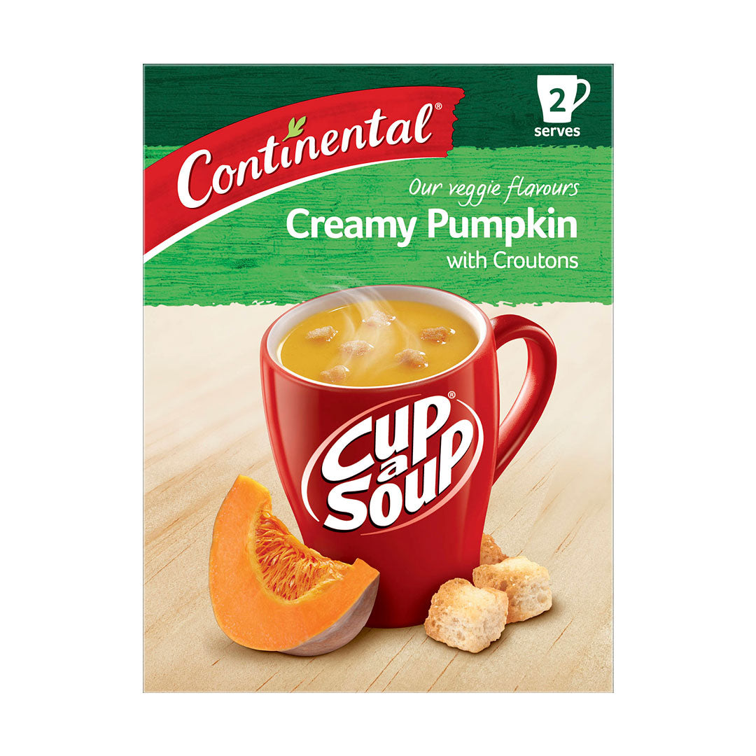 Continental Cup-A-Soup Creamy Pumpkin with Croutons 55g Front