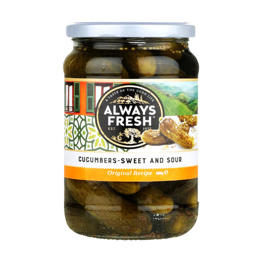 Always Fresh Cucumbers Sweet and Sour 680g