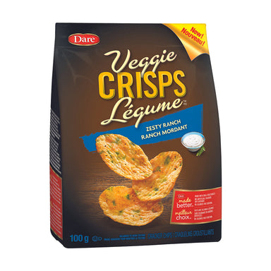 Dare Veggie Crisps Zesty Ranch 100g