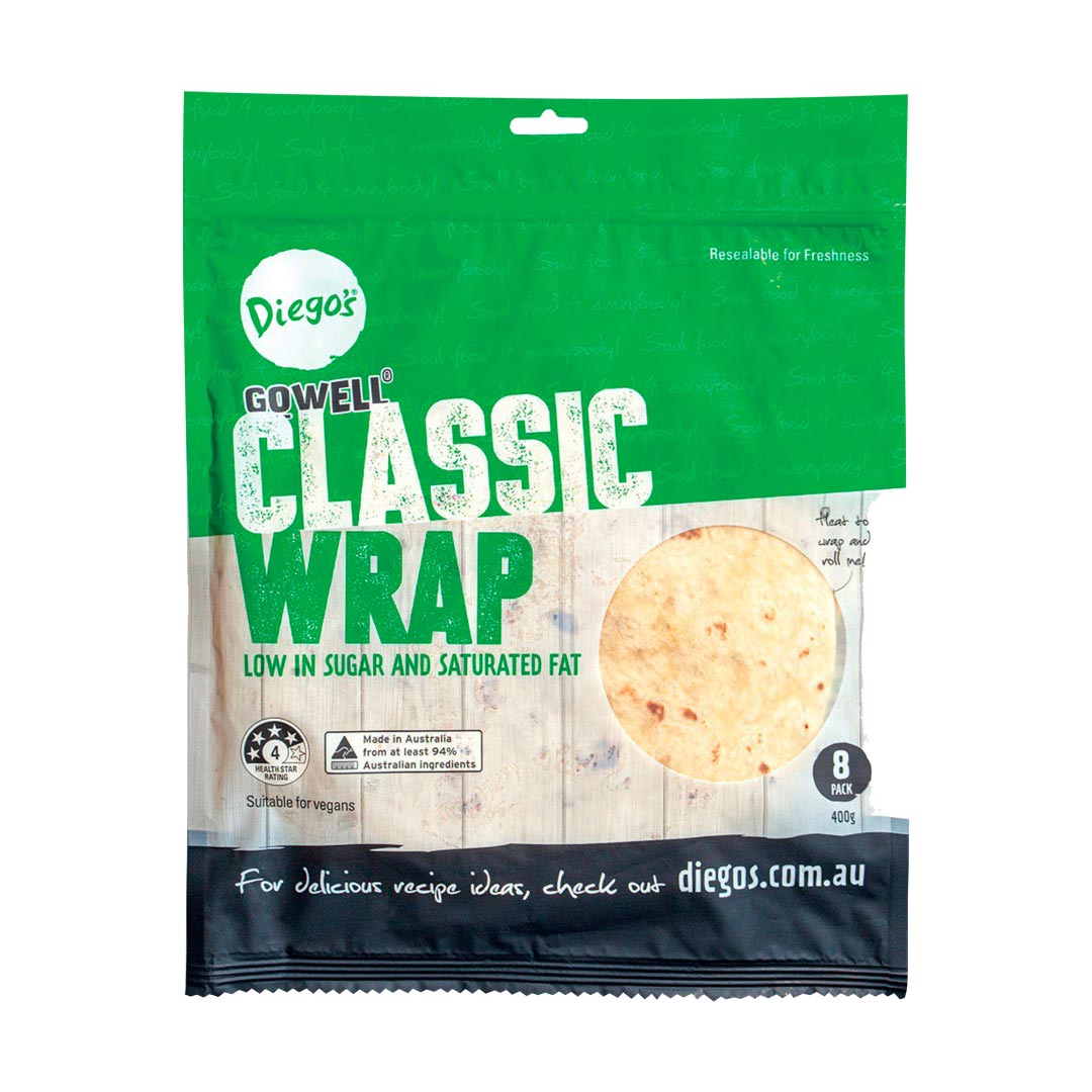 Diego's GoWell Classic Wrap 400g