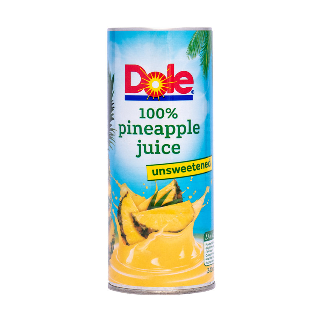 Dole 100% Pineapple Juice Unsweetened 240ml