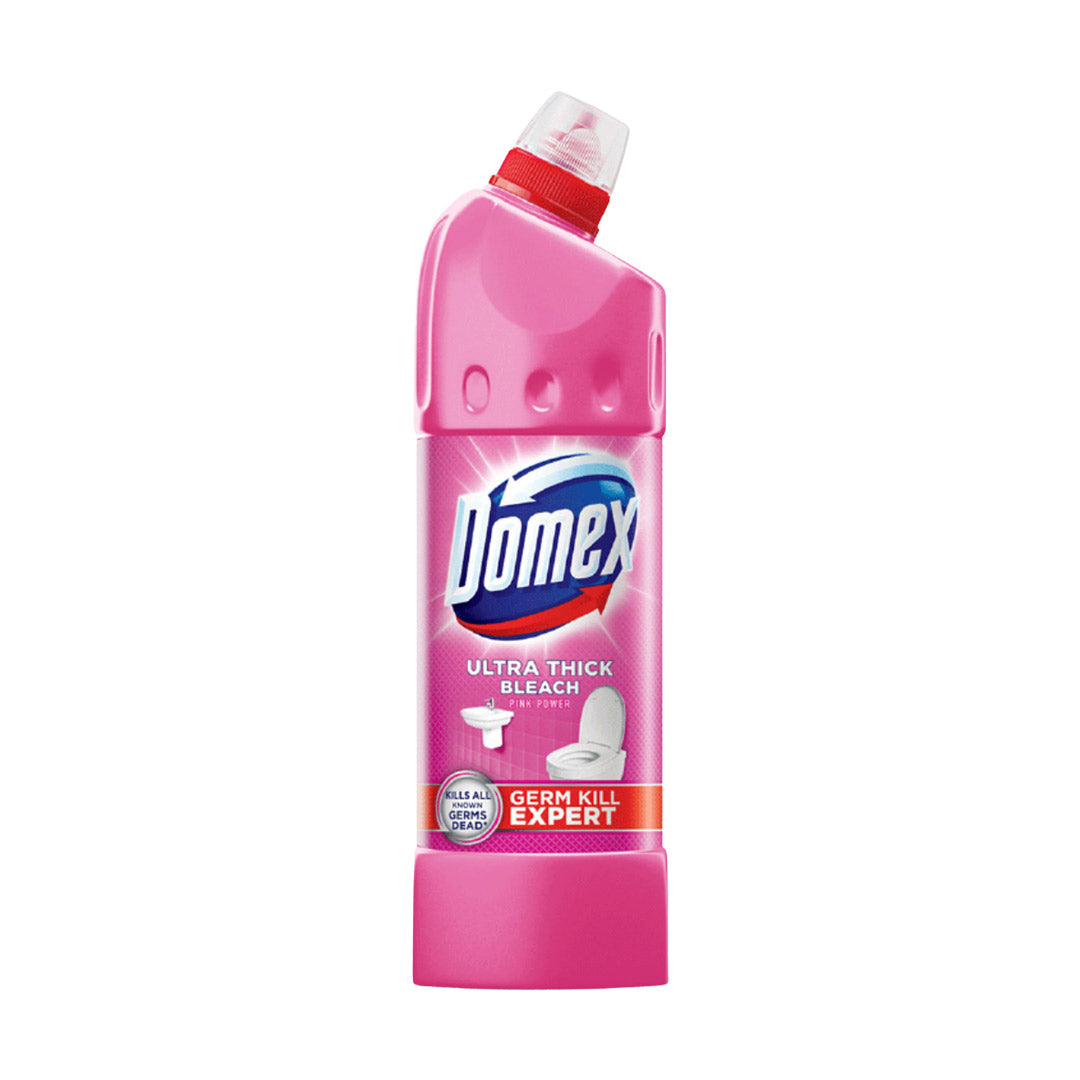 Domex Ultra Thick Bleach Toilet Cleaner Pink Power 900ml