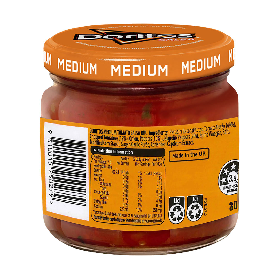 Doritos Medium Salsa 300g