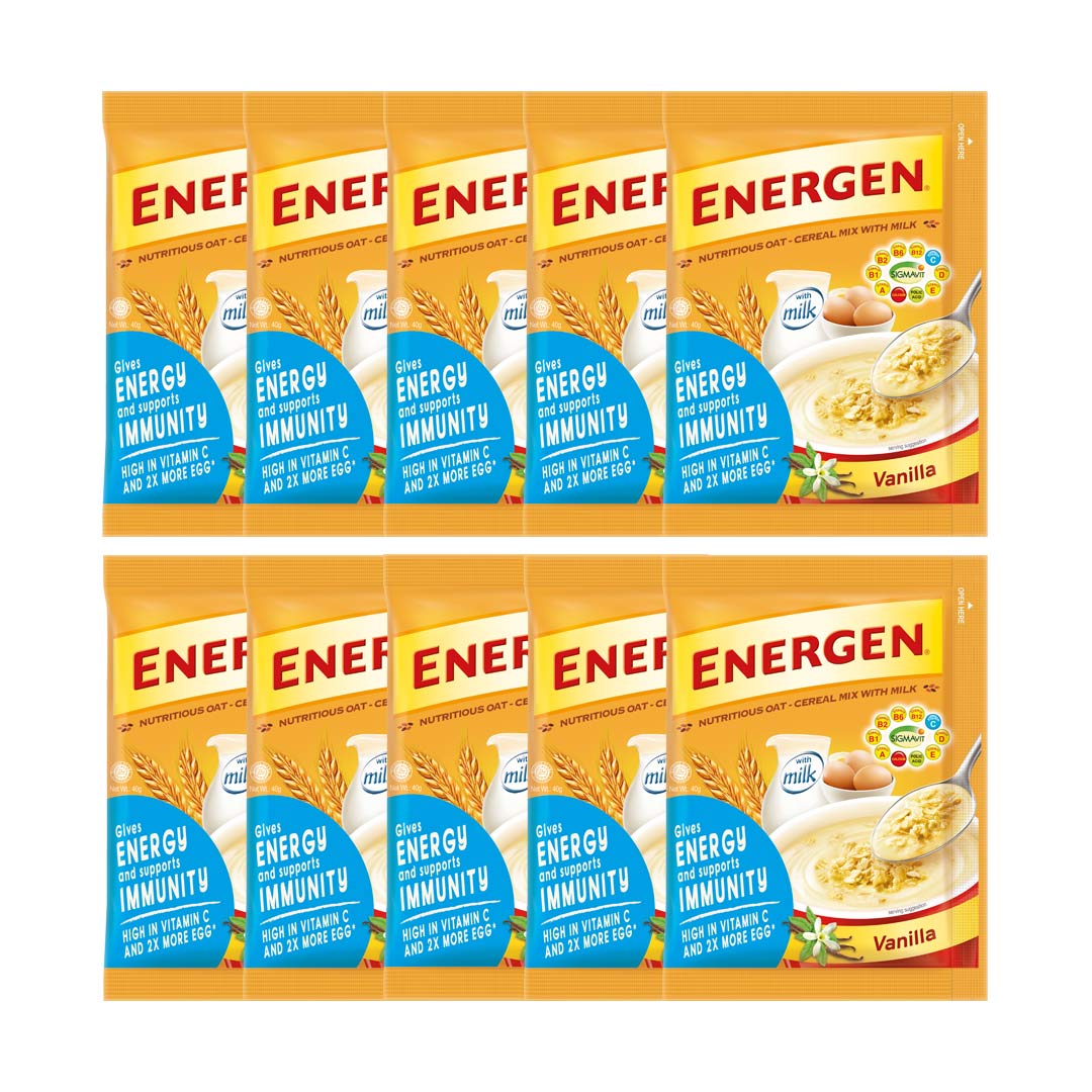 Energen Vanilla Hanger 40g x 10pcs