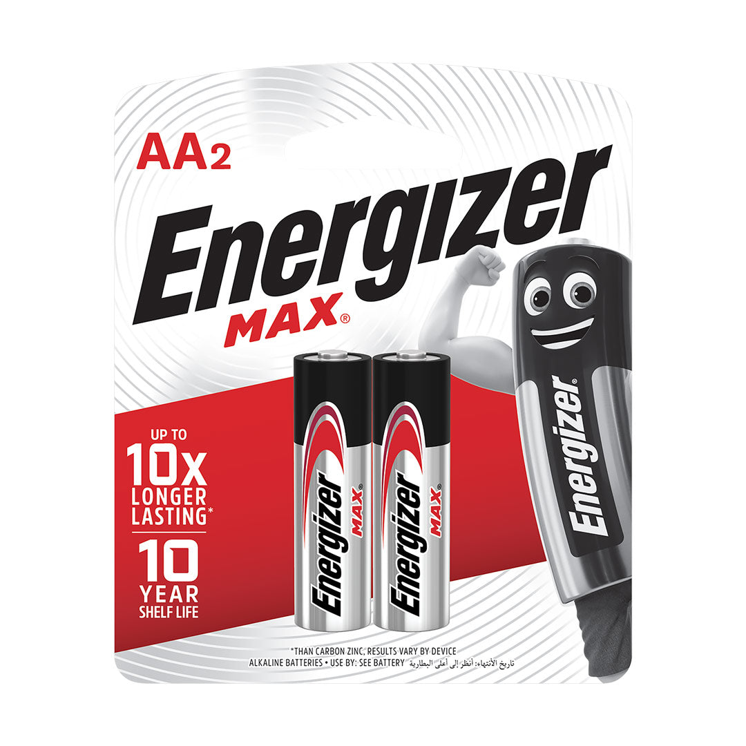 Energizer Max AA Batteries x 2pcs