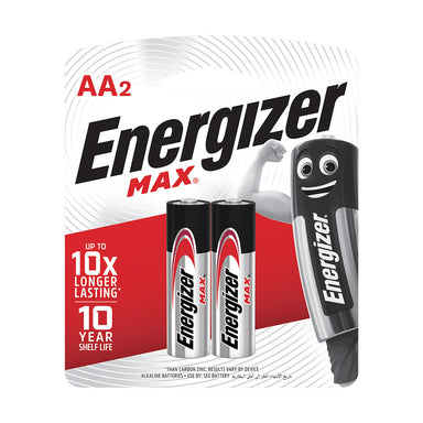 Energizer Max AA Batteries x 2pcs