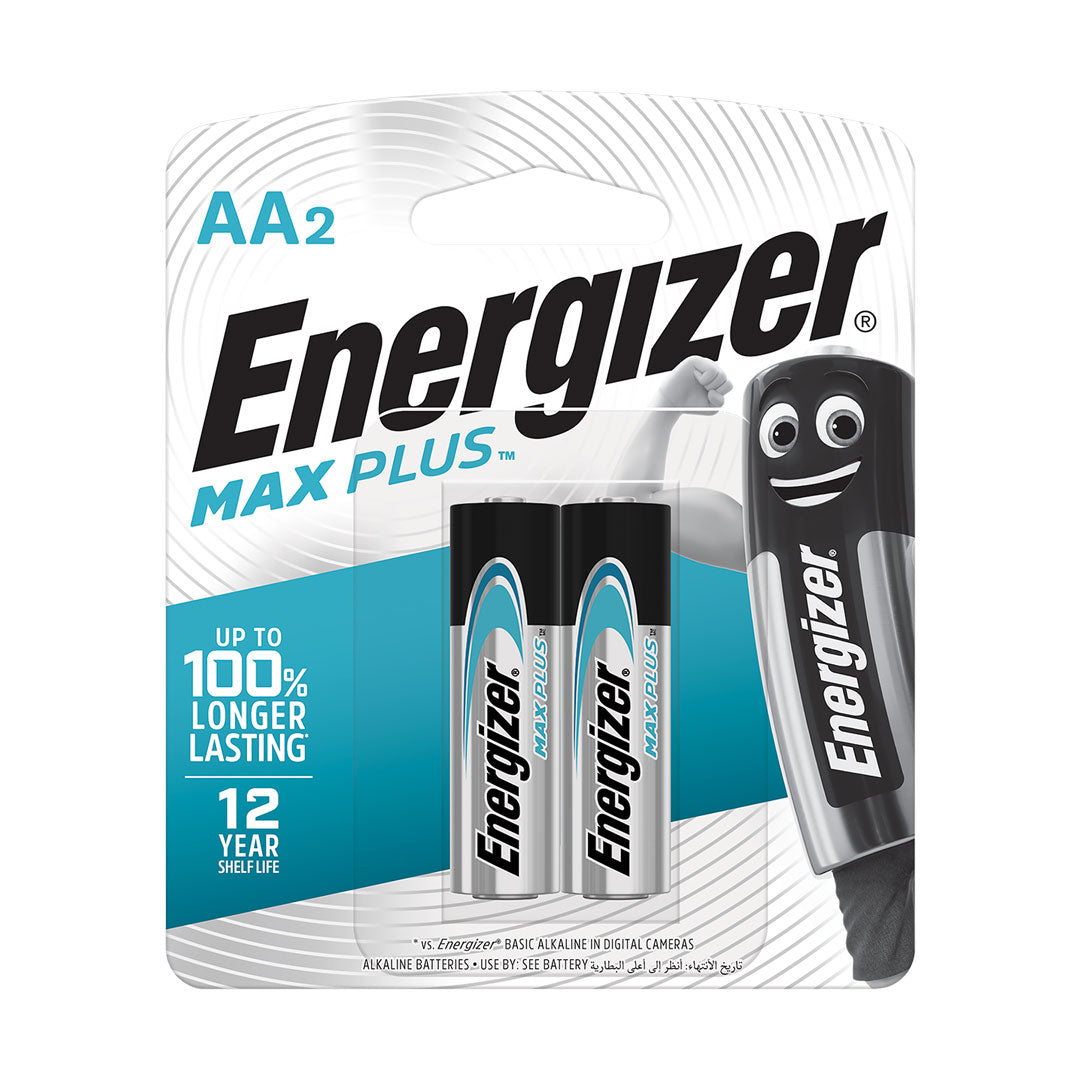 Energizer Max Plus AA Batteries x 2pcs