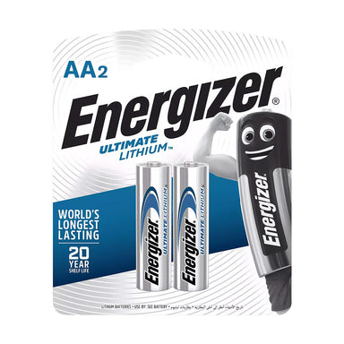 Energizer Ultimate Lithium AA  Batteries x 2pcs