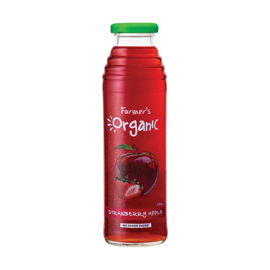 Farmer's Organic Strawberry Apple Juice 375ml