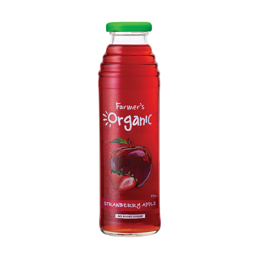 Farmer's Organic Strawberry Apple Juice 375ml