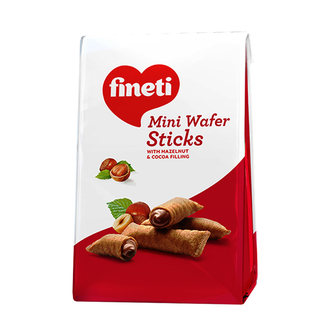 Fineti Mini Wafer Sticks with Hazelnut & Cocoa Filling 250g