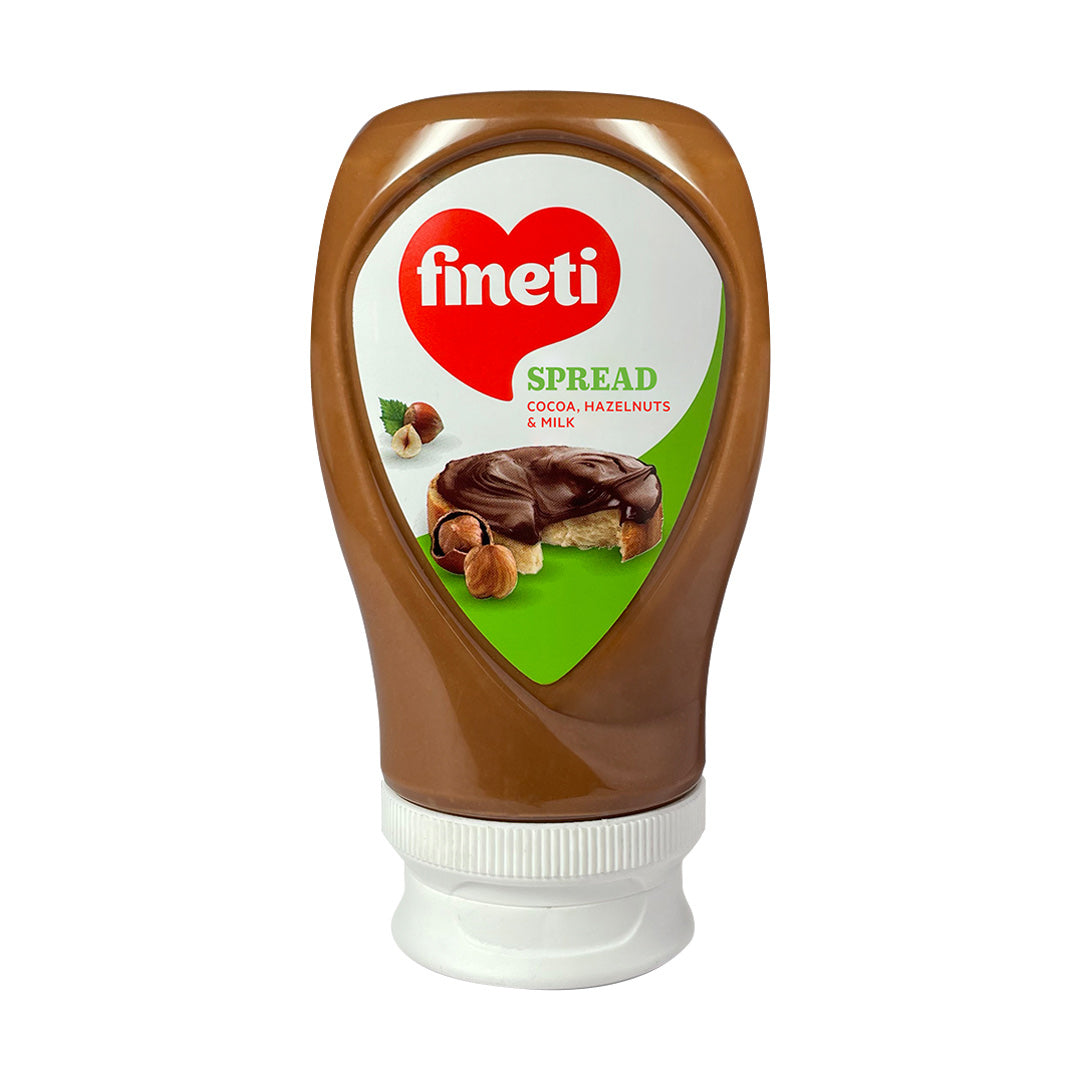 Fineti Squeeze Spread Cocoa, Hazelnuts & Milk 380g