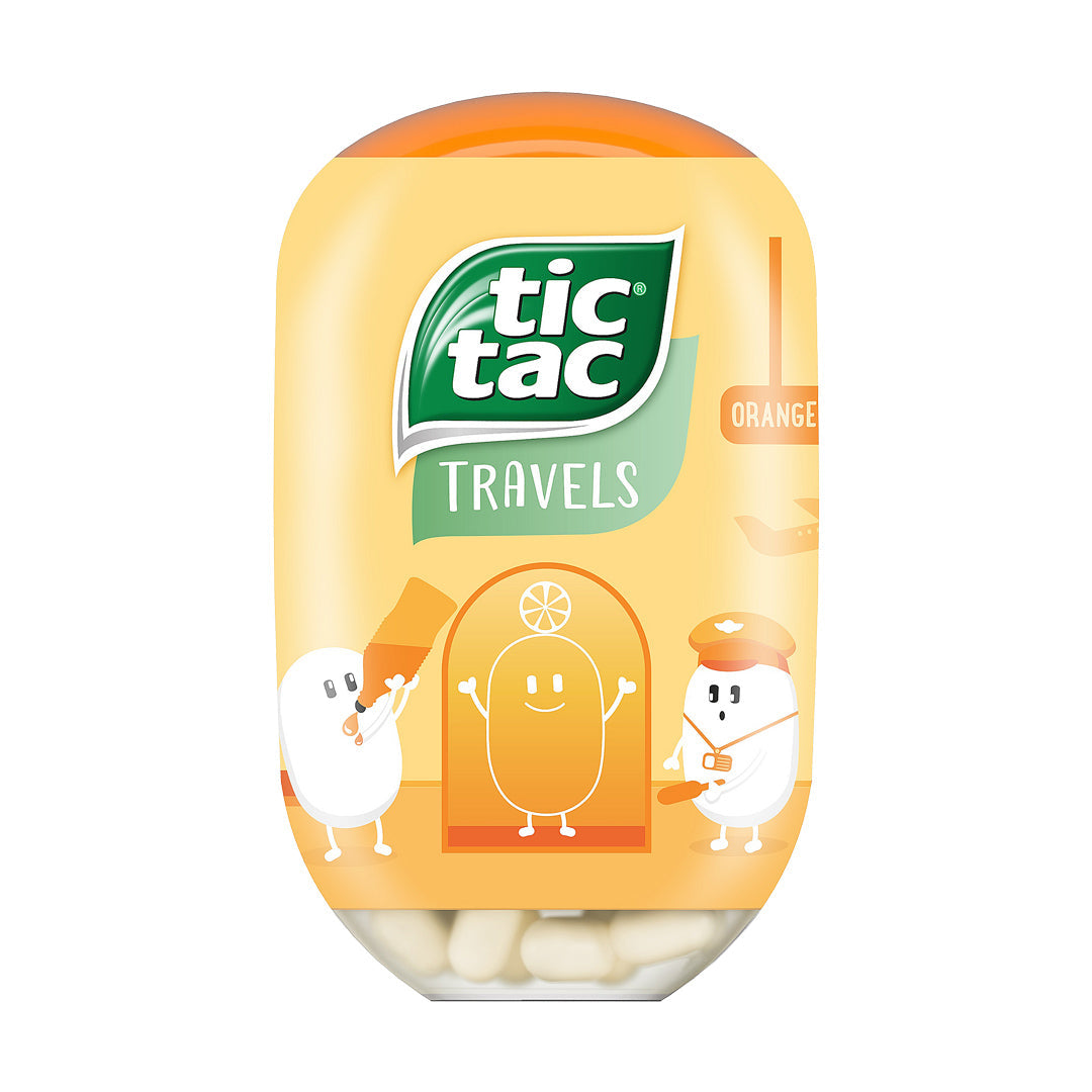 Tic Tac Travels Orange 98g