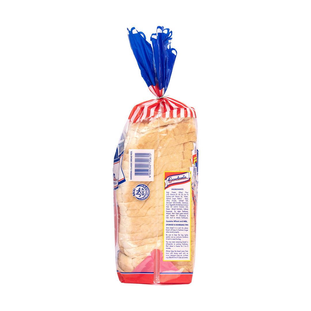 Gardenia Classic White Bread Regular Slice 600g