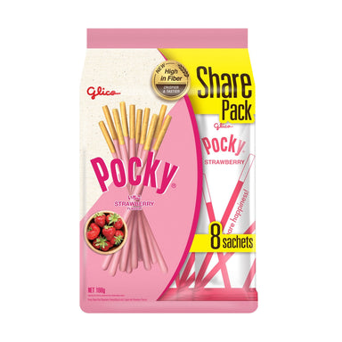 Glico Pocky Strawberry Family Pack 168g