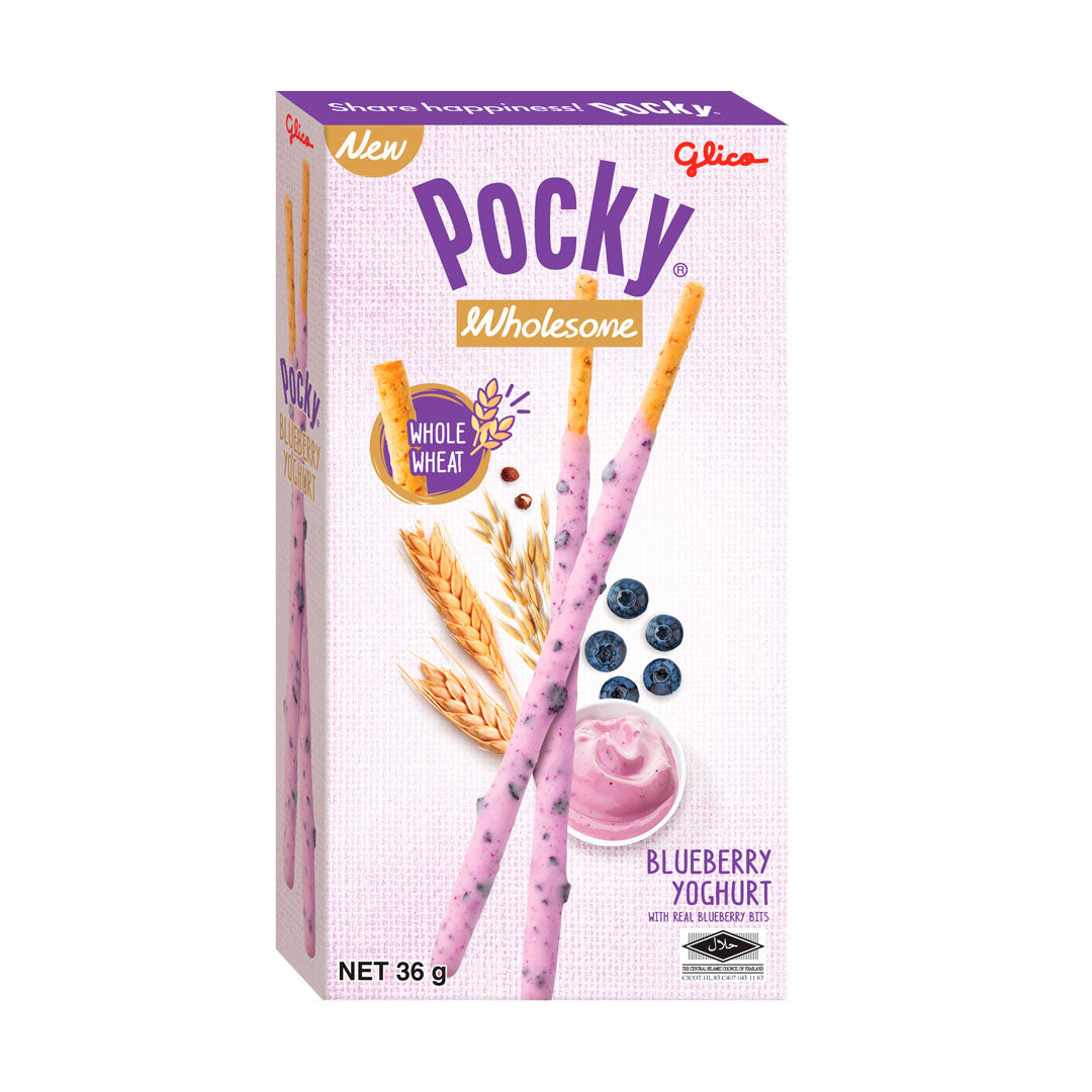 Glico Pocky Wholesome Blueberry Yoghurt 36g