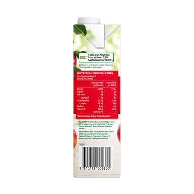 Golden Circle Delicious Apple Splash Fruit Drink 1L Nutritional Facts