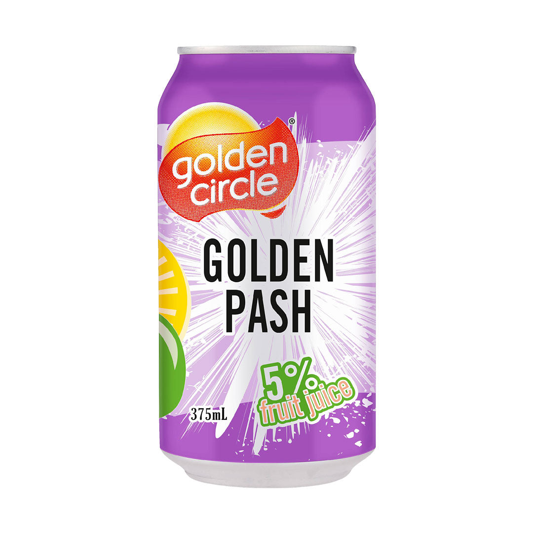 Golden Circle Golden Pash Soft Drink 375ml Front