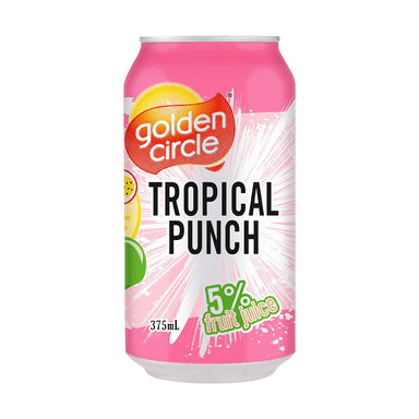 Golden Circle Tropical Punch Soft Drink 375ml Front