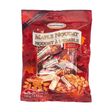 Golden Bonbon Crunchy Maple Almond Nougat 100g