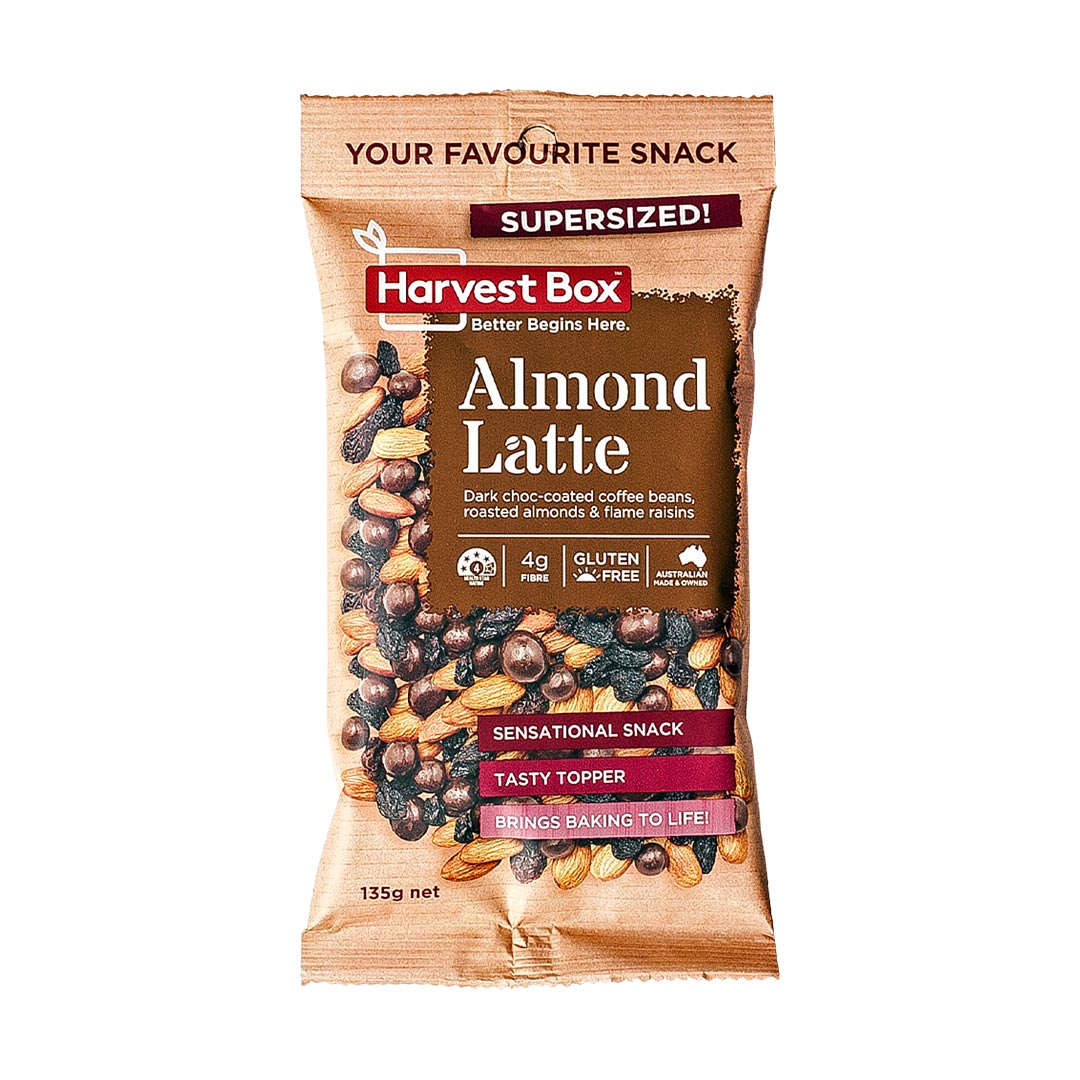 Harvest Box Almond Latte Snack Mix 135g