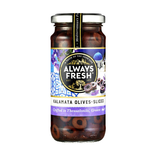 Always Fresh Kalamata Olives Sliced 220g