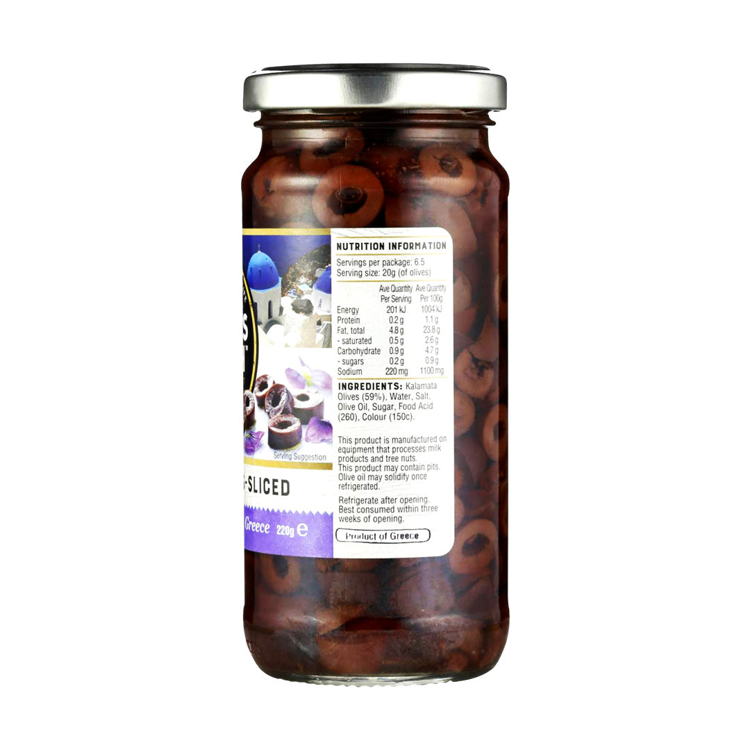 Always Fresh Kalamata Olives Sliced 220g