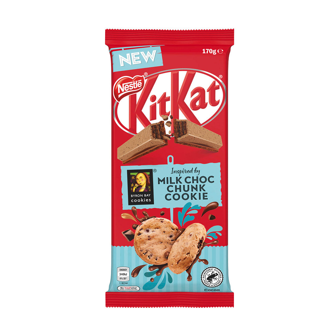 KitKat Milk Choc Chunk Cookie 170g Front