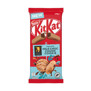 KitKat Milk Choc Chunk Cookie 170g Front